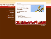 Tablet Screenshot of kompostieranlage-oberhavel.de